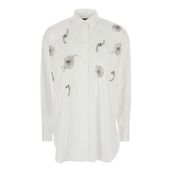 Plain Camicia Con Applicazioni